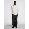 thumbnail image 2 of No Boundaries Boxy Fit Quarter Zip Fleece Sweatshirt with Long Sleeves, Men's XS-4XLT, 2 of 5