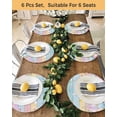 thumbnail image 4 of 15 Inch Round Placemats Set of 4, Easter Non Slip Heat Insulation PP Table Mats, Spring Bunny Eggs Flowers Colorful Wooden Grain Washable Place Mats for Kitchen Dining Party Table Decor, 4 of 7