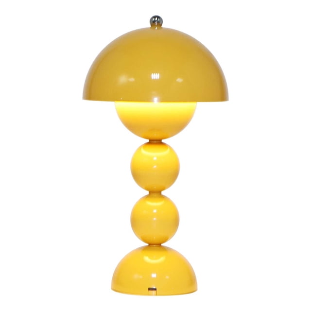 Mushroom-Shaped Night Light Lamp For Bedroom Living Room Dorm Room Decor With 3-Color Adjustable LED Lighting And Metal-PC Construction