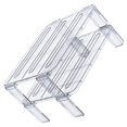 thumbnail image 3 of HLONK Stackable Freezer Shelf Clear Plastic Storage Rack Organizer, 3 of 5