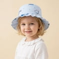 thumbnail image 2 of MIASHUI Breathable Fisherman Sun Hat For Kids Outdoor Beach Activities And Summer Blue,One Size, 2 of 4