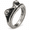 Vintage Silver, variant on Men's Frog Head Ring, Stainless Steel Sculpted Animal Statement Ring, Sizes 7-13, for Casual, Parties and Everyday Wear, Birthday Gift for Him
