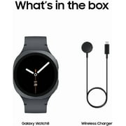 Samsung Galaxy Watch8 44mm Bluetooth Smart Watch, International Version, Graphite, Graphite Band