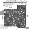 thumbnail image 5 of Grey Dog Paw Footprint Toddler Nap Mats for Kids Preschool,Sleeping Mat Bag or Kids,Toddler Sleeping Bag,Toddler Nap Mat or Daycare, 5 of 6