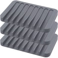 thumbnail image 1 of Pack de 3 jaboneras de silicona para baño, jaboneras de ducha, jaboneras, cascada autodrenante Fokelyi WMYD-19-1, 1 of 8