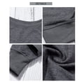 thumbnail image 3 of Sidefeel Women's Pullovers Ribbed Banded Edges Long Sleeve Sweatshirt Jumpers M 8-10, 3 of 8