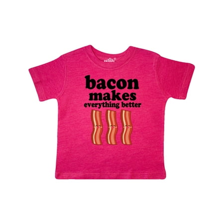 

Inktastic Bacon Makes Everything Better Gift Toddler Boy or Toddler Girl T-Shirt