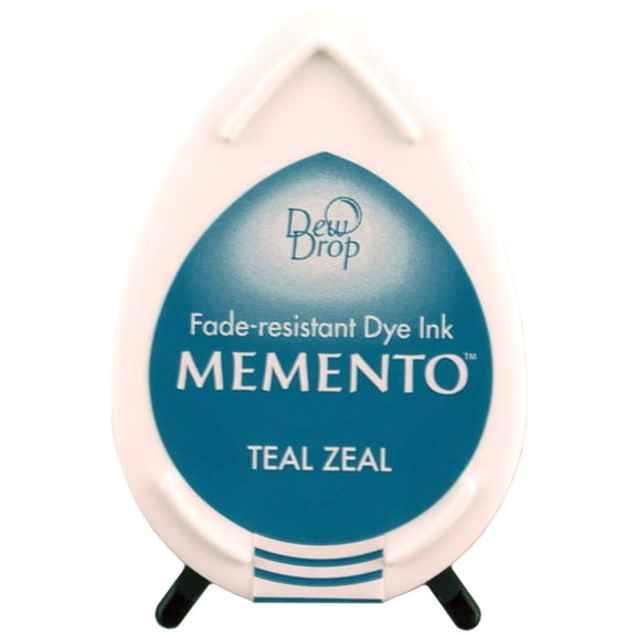 Memento Dew Drop Dye Ink Pad-Teal Zeal