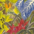 thumbnail image 2 of Roth, Carolyn 20x20 Gold Ornate Wood Framed with Double Matting Museum Art Print Titled - Tropical Monotype I, 2 of 4
