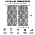 thumbnail image 2 of Blackout Kids Curtains,Gray Geometric Pattern Childrens Insulated Curtains Set Of 2,Bedroom Essentials,Toddler Room Decor 42x84in(106x213cm), 2 of 5