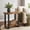 Black & Brown, variant on Tribesigns Solid Wood End Table, 2-Tier Pine Nightstand, Living Room, Bedroom, Black & Dark Brown