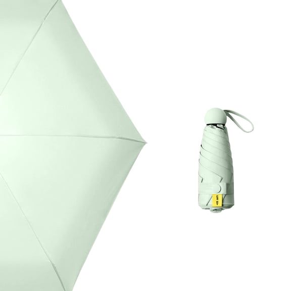 Compact Portable Mini Umbrella for Sun and Rain - Stylish Ultralight Sun Protection for Women, Easy Open Design, Perfect for Daily Use