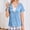 Sky Blue, variant on Mastectomy Shirts with Drain Pockets Tear Away Side Shoulder Surgery Tops for Women Chemo Shirts for Port Access 2026 Blue 2XL
