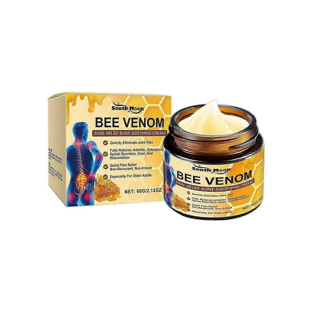 1-3pcs Bee Venom Joint Cream 60g Joint and Bone Care Cream for Back, Hands, Knee Pain Stiffness