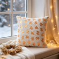 thumbnail image 4 of Fievgin Maple Leaf Fall Pillow Covers 18x18, Soft Beige Thanksgiving Throw Pillow Cases for Farmhouse Sofa Bed Home Decor, 4 of 6