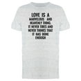 thumbnail image 1 of Phrase Love Is A Marvelous Thing T-Shirt Men -Image by Shutterstock, Male x-Large, 1 of 2