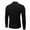 Black, variant on VerPetridure Men's Mock Turtleneck T-Shirts Long Sleeve Crewneck Pullover Sweater Basic Designed Undershirt Slim Fit Warm Pullover Tops