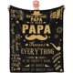 thumbnail image 1 of LHSHID Gifts for Papa Blanket Flannel Soft and Comfortable Anti static Bed Sofa Blanket 60x80in, 1 of 5