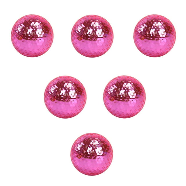 Pelota de Golf Metálica Brillante Shamjiam 6 uds Pelota de Práctica Personalizada