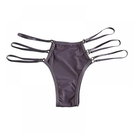

Xmarks Sexy Panties Low Rise Breathable Stretch G String T Back Thongs Brown
