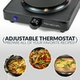 HomeCraft HCSB75BK Single Burner Hot Plate