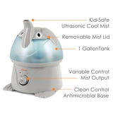 Crane Ultrasonic Elephant Humidifier, 1 Gallon Cool Mist Animal ...