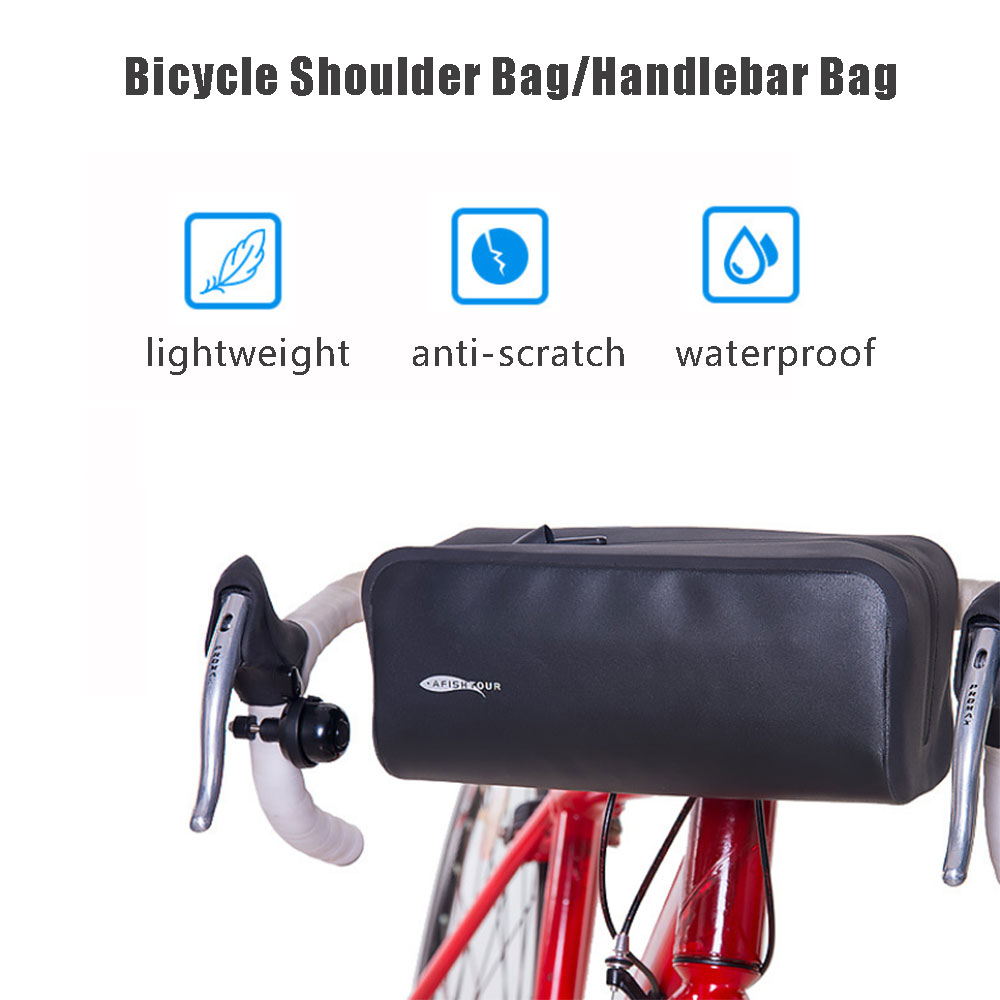 universal motorcycle handlebar saddle bag