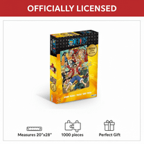 ABYstyle Officially Licensed One Piece Straw Hat Crew Jigsaw Puzzle 1000 Pcs. Anime Manga Merch Gift