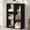 Black, variant on Simenmax 6 Cube Storage Organizer, Bookshelf with 3 Removable Back Panels for Living Room, Bedroom, Home Office, White