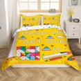 thumbnail image 1 of Erosebridal Math Equation Comforter Cover King, Mathematics Formula Bedding King Size, Geometric Decor, Reversible 3pcs（No Comforter）, 1 of 7