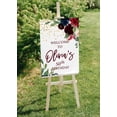 thumbnail image 5 of Darling Souvenir MADE WITH LOVE PersonalizedWelcomeBirthdaySignWatercolor flower,Large Decorative Poster For Birthday Party, Celebrations- 18x12, 5 of 5