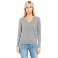 thumbnail image 5 of MixMatchy Women's Soft Basic Long Sleeve Button Down Classic V-Neck Knit Cardigan Sweater, 5 of 7