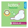 thumbnail image 4 of Toallas femeninas Kotex Naturals anatómica flujo abundante con alas 40 pzas, 4 of 6