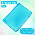thumbnail image 2 of Organza Fabric 1.6x3.3 Yards Long Bridal Solid Organza Fabric Magic Gradient Organza Polyester Fabric Iridescent Holographic Gauze Fabric for Dress Performance Stage Deep Sky Blue, 2 of 9
