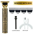 thumbnail image 4 of Vintage T9 Professional Hair Clippers Electric Waterproof Rechargeable Trimmers, 4 of 21