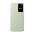 thumbnail image 1 of SAMSUNG Galaxy S24+ Plus S-View Wallet Phone Case Protective Cover with Smart Small Screen View Finger Tap Control Slim Design Card Holder Pocket US Version EF-ZS926CGEGUS Light Green, 1 of 5