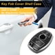thumbnail image 3 of Funda de Llave de Auto de Silicona TPU Negra con Borde Plateado para Mercedes-Benz Clase A/B/C/E/G/M/R/S/V/W CL/CLA/CLK/CLS2 Botones Control Remoto, 3 of 6