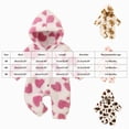 thumbnail image 5 of Paguaki Baby Boy Clothes Long Sleeve Footed Cute Cartoon Prints Long Sleeved Hooded Jumpsuit Baby Pajamas with Zipper Cotton Sleepers 0 6 9 12 18 Months, 5 of 8