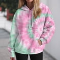 thumbnail image 2 of Godom Womens Hoodies Fall Long Sleeve Drawstring Pullover Tops with Pockets Loose Casual Sweatshirt for Women, 2 of 6