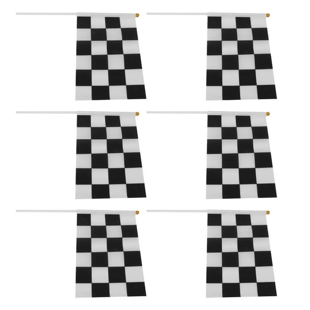 Bandera A Cuadros, Banderas De Carreras, Banderas Ondeantes A Mano Para Coches De Carreras RC, Eventos Deportivos, Fiesta En Casa