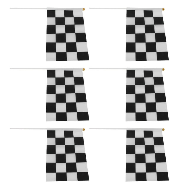Bandera A Cuadros, Banderas De Carreras, Banderas Ondeantes A Mano Para Coches De Carreras RC, Eventos Deportivos, Fiesta En Casa