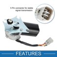 thumbnail image 5 of Unique Bargains Front Windshield Wiper Motor for Toyota Corolla CE 1998-2002 No.8511002040, 5 of 7