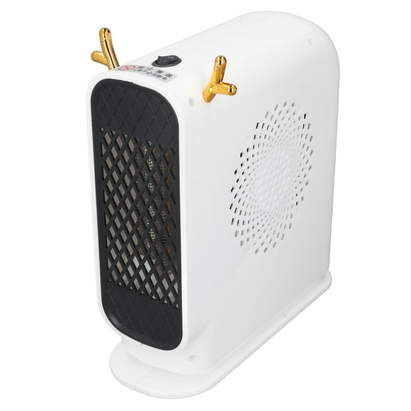 Desk Heater, Multifunctional Practical Small Desk Heater Efficient Energy Saving Portable Electric Space Heater for Living Room Bedroom Home Office Dorm Apartment
