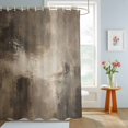 thumbnail image 4 of Grey Retro Abstract Art Shower Curtains for Bathroom, Luxury Vintage Art Waterproof Fabric Shower Curtain, Decorative Bathroom Curtain for Bathtub, 36"x72", No Hooks Included, 4 of 9