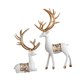 thumbnail image 5 of Esculturas de ciervos, figuritas decorativas, adornos modernos de escritorio, estatuas de animales para oficina, sala de estar, dormitorio, decoración, 5 of 8