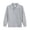 Gray #34, variant on Girls Polo Shirts Kids Long Sleeve Button Lapel Collar School Uniform Cozy Stretch Golf T Shirt, 110