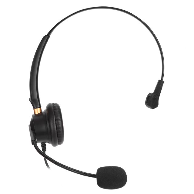 Microphone Jack Headset, Monaural Anti-shock 330°rotated Arm Telephone Headset For Smart Phone For Tablet For PC