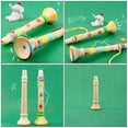 thumbnail image 3 of Shisuyan 4pcs Diy Wooden Horn For Safe Craft Materials Musical Playthings For Creative Fun For Artistic Projects, 3 of 8