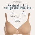 thumbnail image 2 of Dominique Women’s Lena Lace Minimizer Bra #7309 – Seamless Full Figure Underwire Lingerie for Women, Reduces Bustline & Smooths, 2 of 6