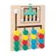 thumbnail image 1 of Tablero de rompecabezas de madera Montessori para combinar colores, aprendizaje para padres y familias. 4 colores, 1 of 9
